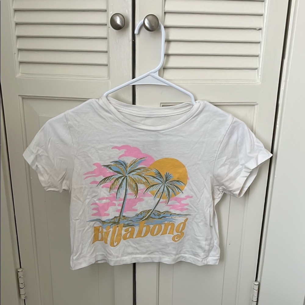 Billabong White Graphic Kids T-Shirt